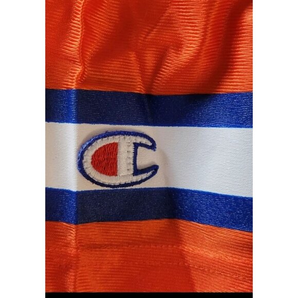 Champion Elway Authentic Orange Athletic Jersey Size M Vintage - Picture 5 of 5